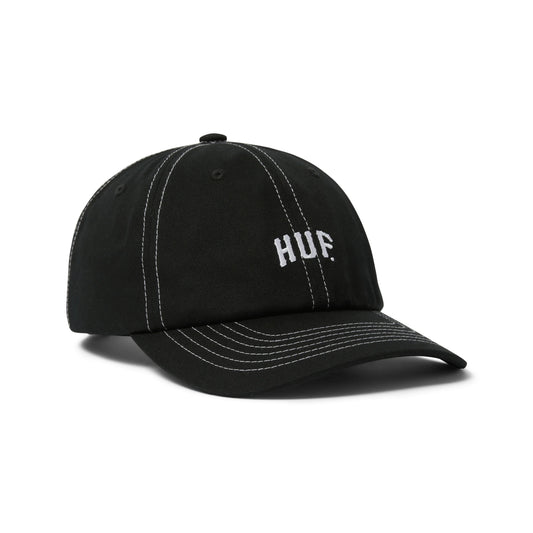 Arch Logo 6 Panel CV Hat (Black)