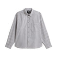 Load image into Gallery viewer, Rowan Stripe Long Sleeve Shirt (Light Grey)
