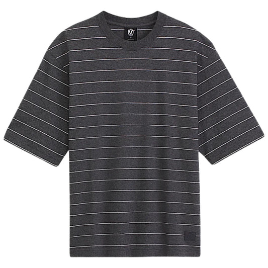 Rowan Z Stripe Short Sleeve Shirt (Charcoal)