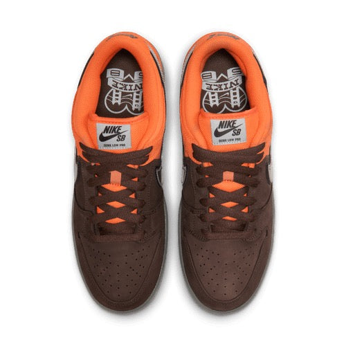 Dunk Low Pro (Orange Sécurité/Gris Loup-Marron Baroque)