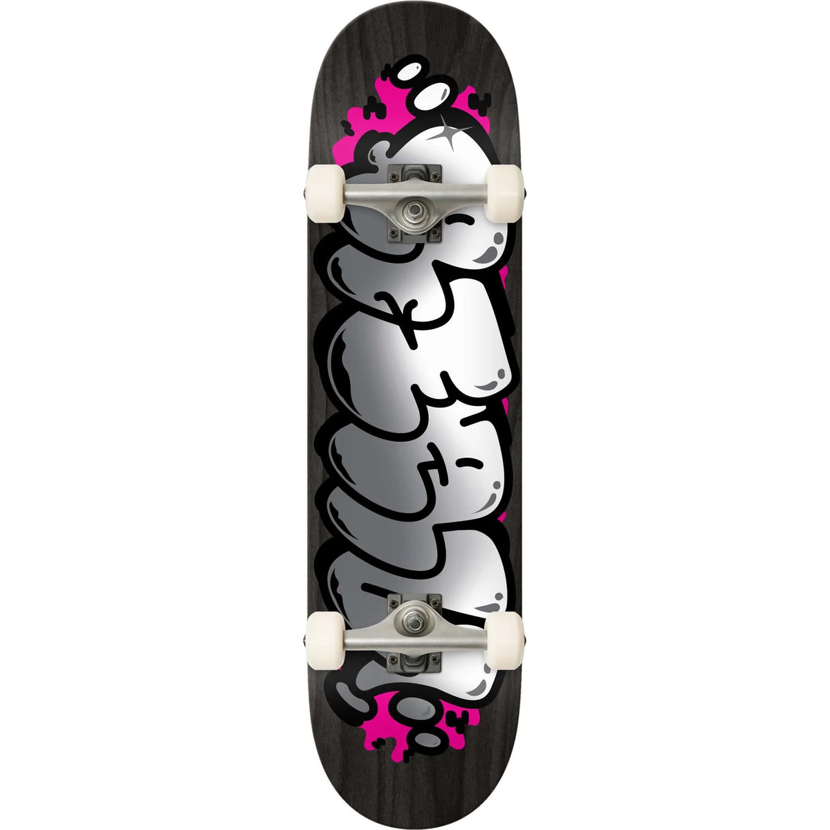 Bubble Letter Foil Complete Skateboard 8.5"