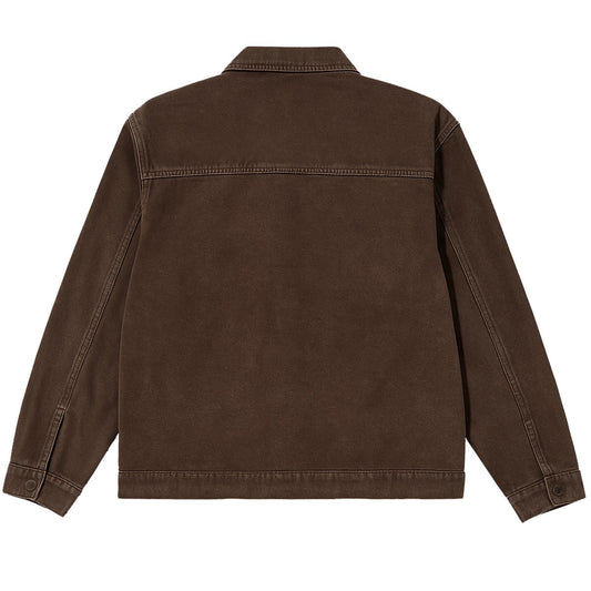 Skate Garage Denim Jacket (Coal Brown)