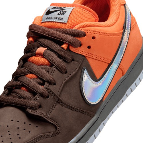 Dunk Low Pro (Orange Sécurité/Gris Loup-Marron Baroque)