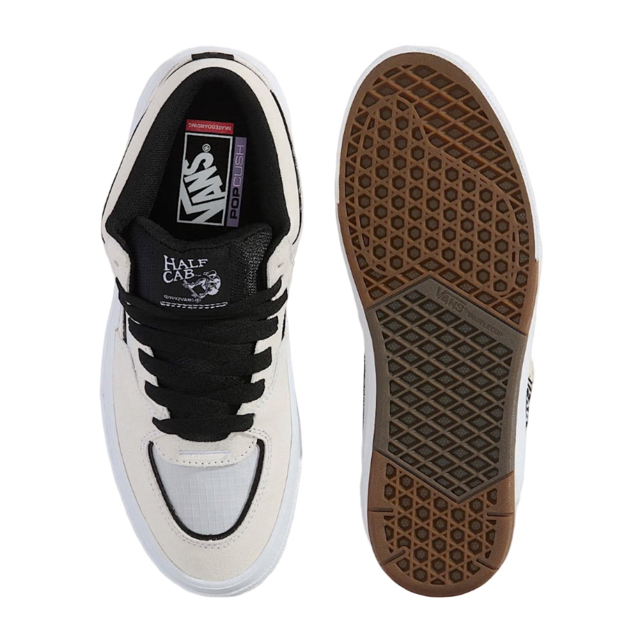 Skate Half Cab Wafflecup (White/Black)