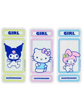 Charger l'image dans la visionneuse de la galerie, Hello Kitty x Girl Rainbow Decal 3 Pack Stickers
