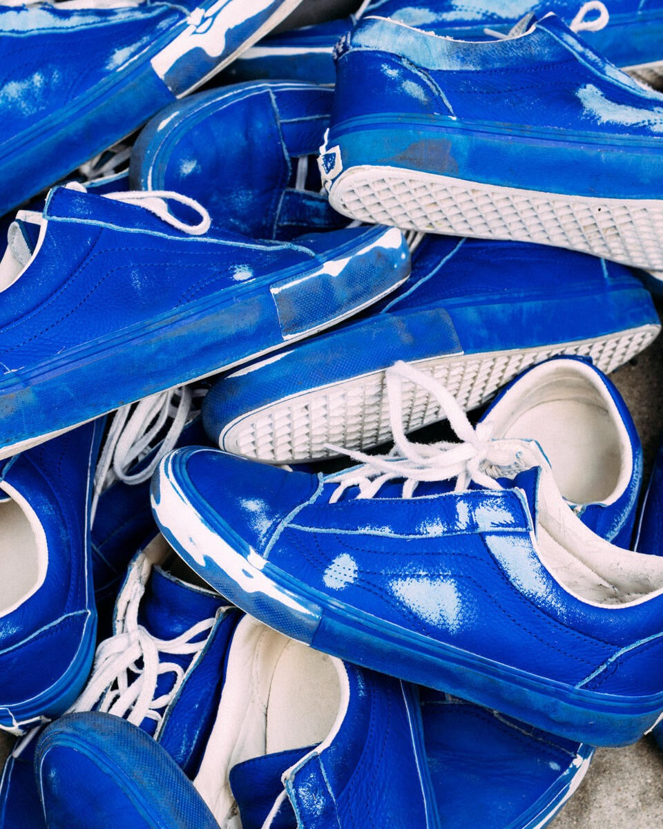 Old Skool Ghillie (2risers Navy/White)