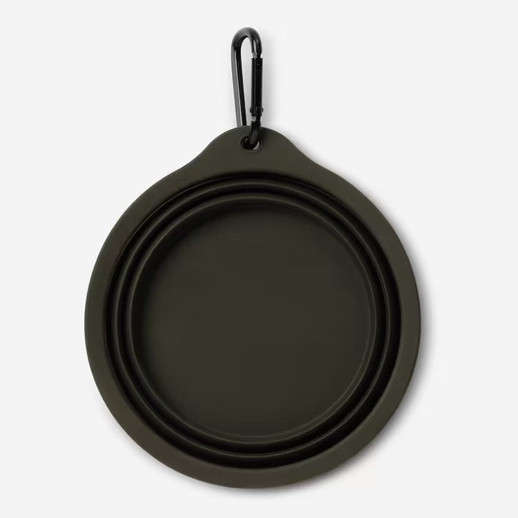 Wild Dog Foldable Bowl (Silicone Olive)