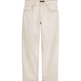 Load image into Gallery viewer, LX Check-5 Loose Denim Pants (Natural Seed Beige)
