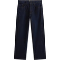 Load image into Gallery viewer, Check-5 Loose Denim Pants (Dark Rinse Blue)
