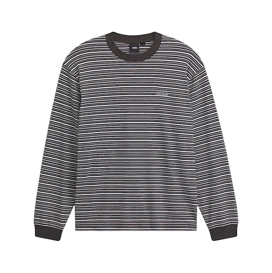 Wesley Stripe LS Knit (Noir délavé)