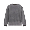 Charger l'image dans la visionneuse de la galerie, Wesley Stripe LS Knit (Noir délavé)
