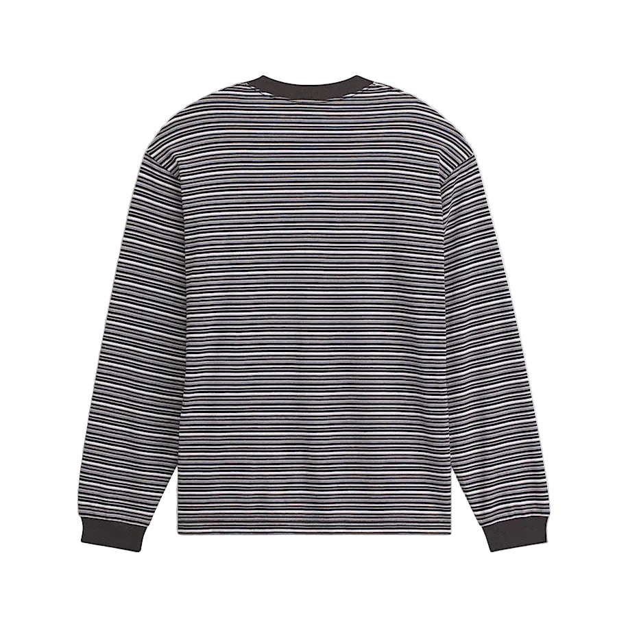 Wesley Stripe LS Knit (Noir délavé)