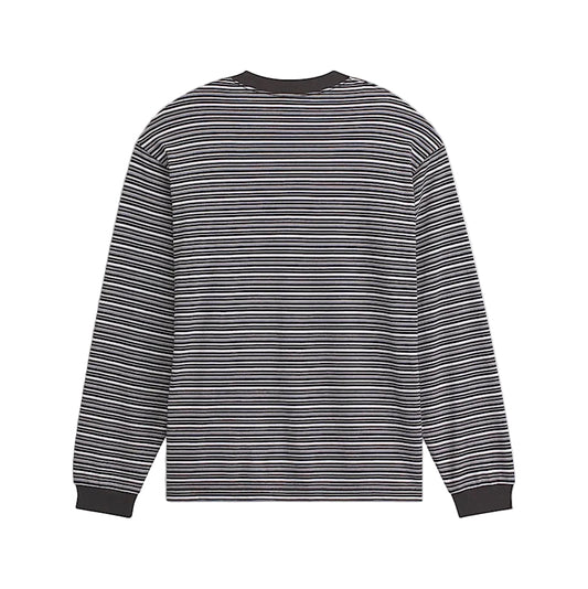 Wesley Stripe LS Knit (Noir délavé)