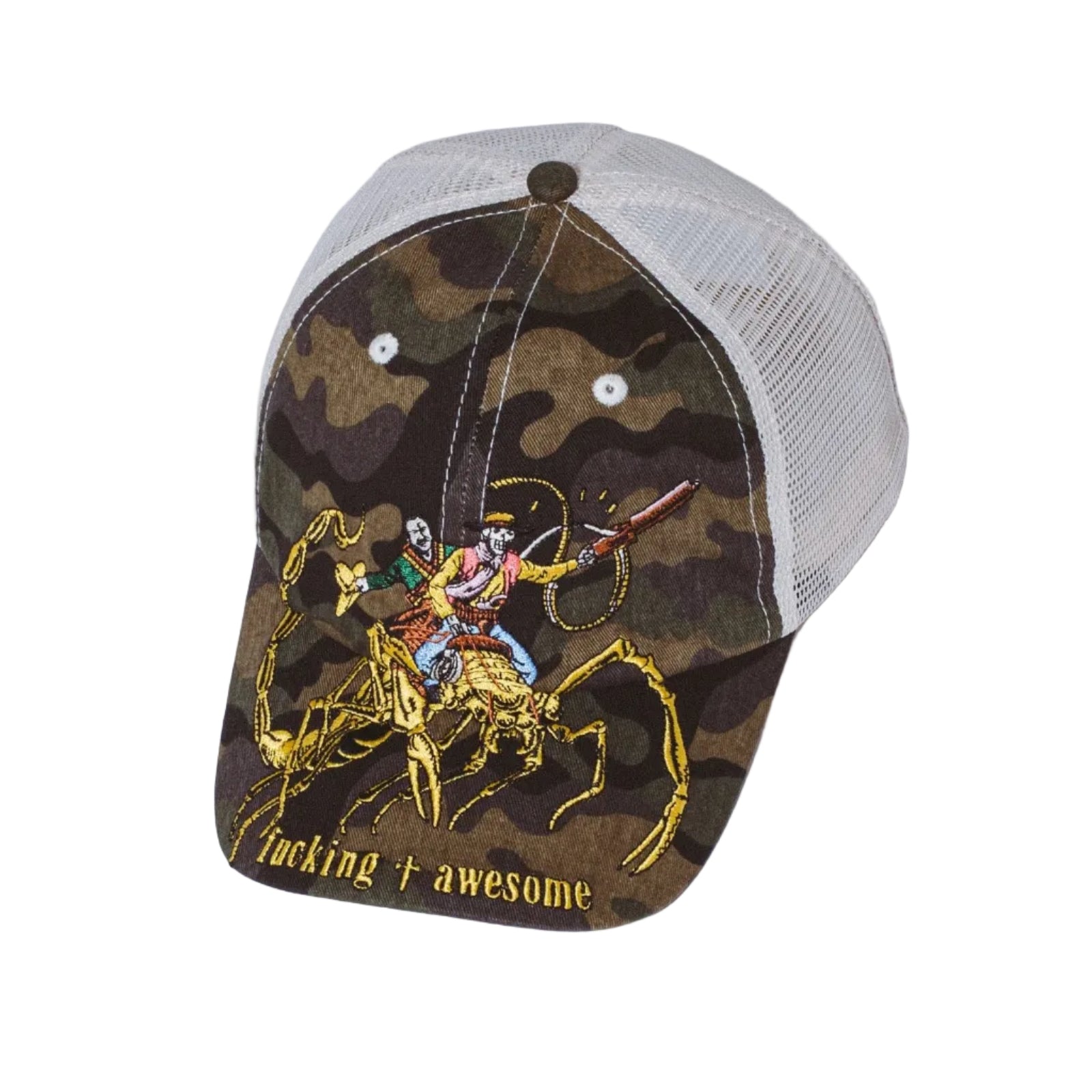 Scorpion Mesh Trucker Hat (Camo/Black)