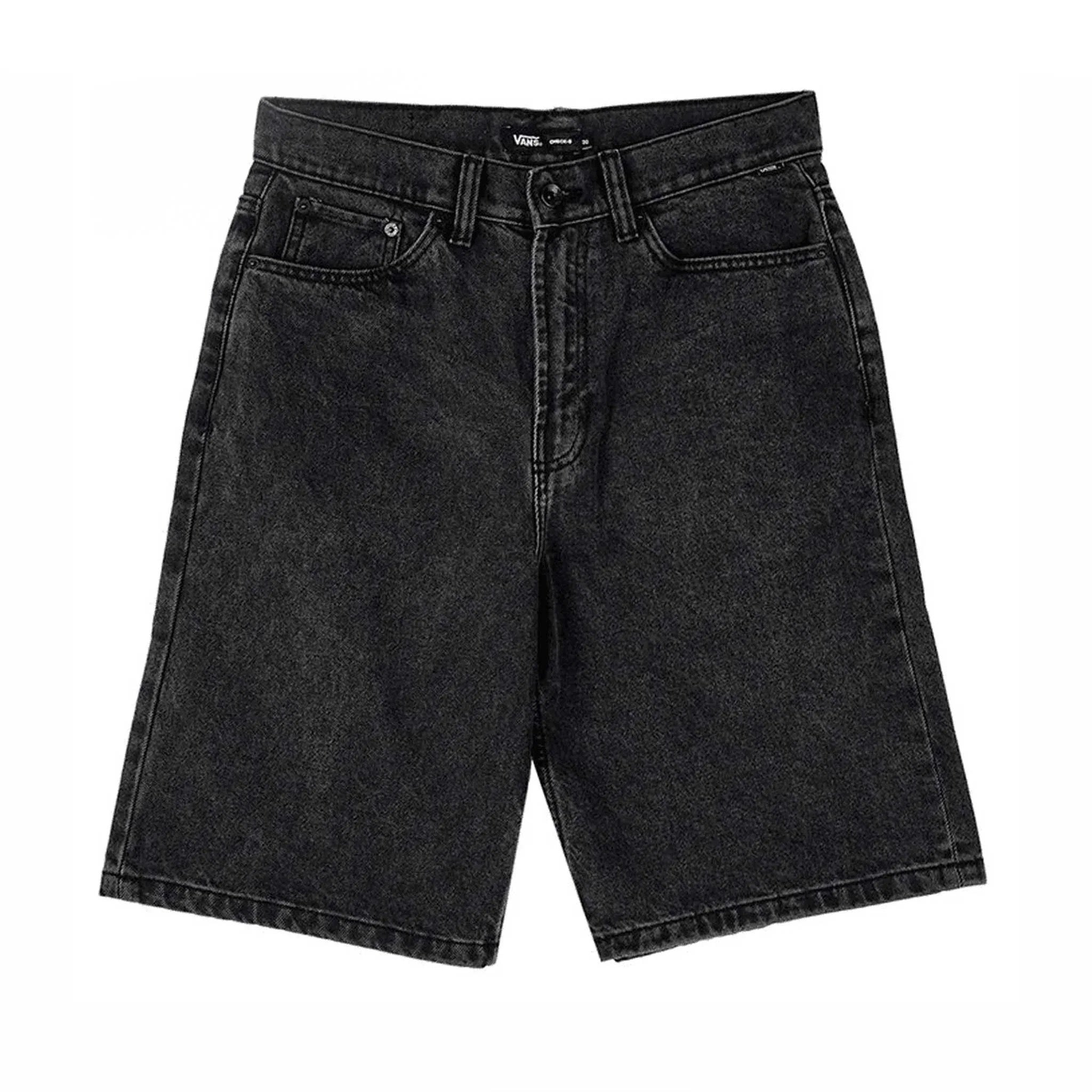 Check-5 Baggy Denim Short (Washed Black)