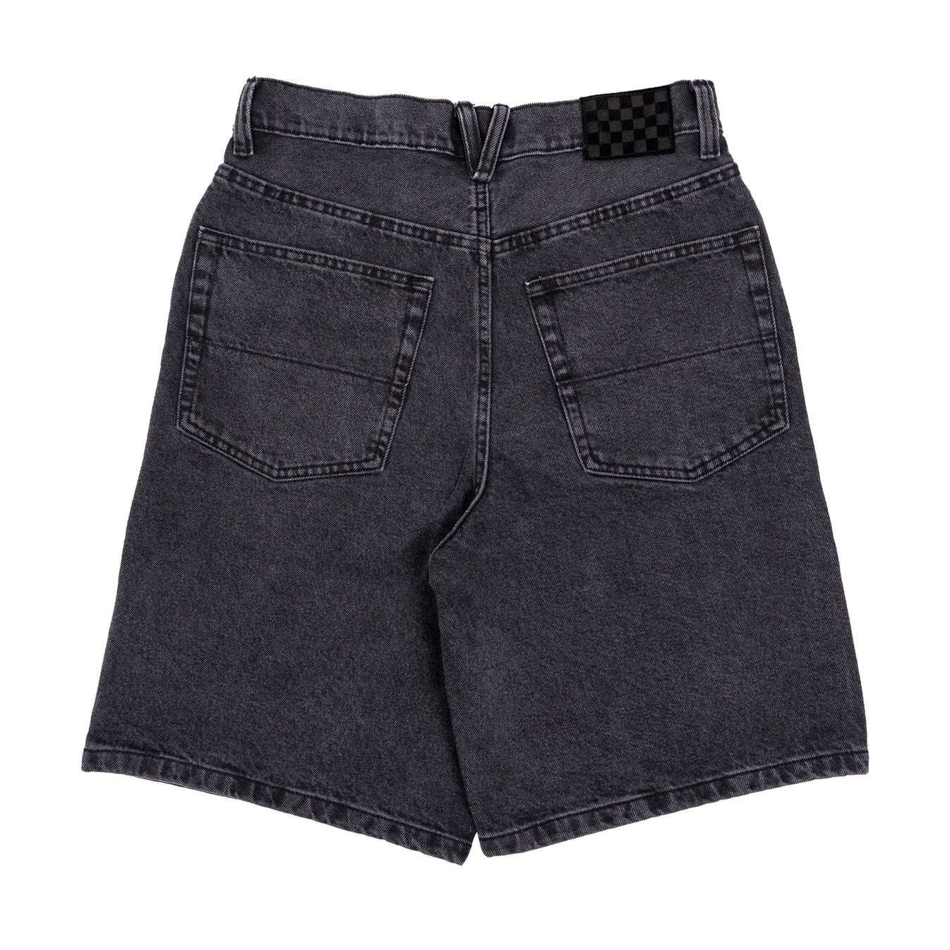 Check-5 Baggy Denim Short (Washed Black)