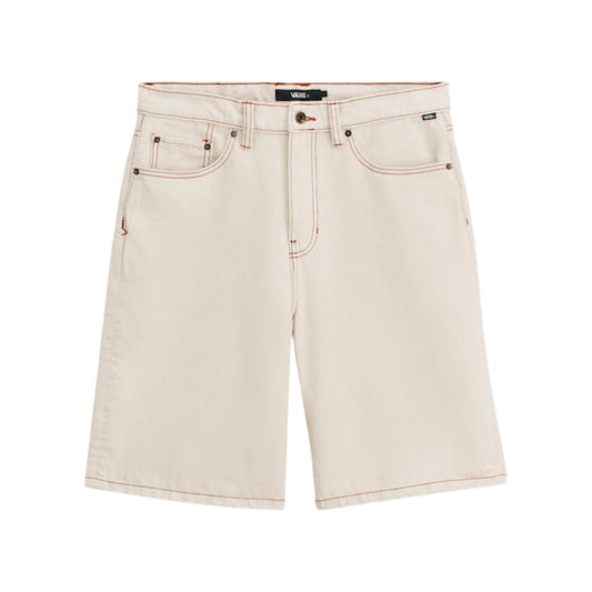Short en jean ample Check-5 (beige graine naturelle)