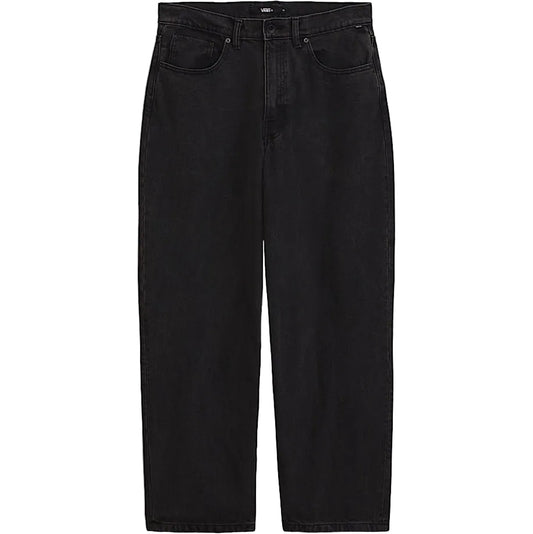 Pantalon en jean ample Check-5 (Noir)