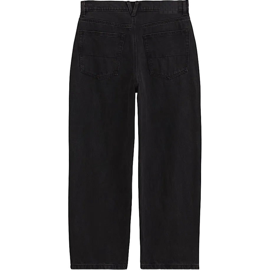 Check-5 Baggy Denim Pants (Black)