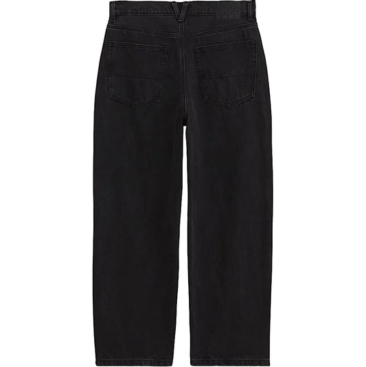 Pantalon en jean ample Check-5 (Noir)