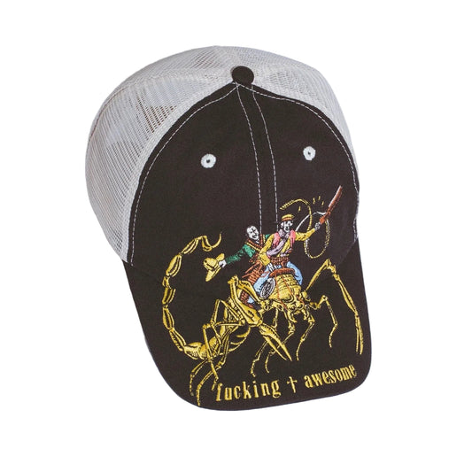Scorpion Mesh Trucker Hat (Black)