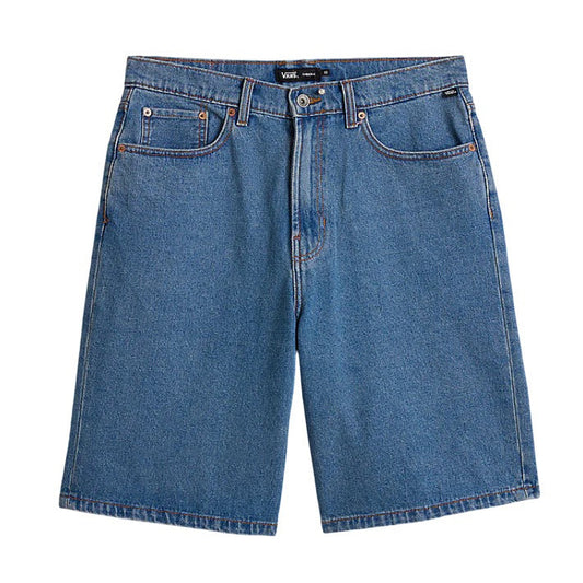 Check-5 Baggy Denim Shorts (Stonewash Blue)