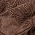Load image into Gallery viewer, Wave Knit Scarf (Brown)
