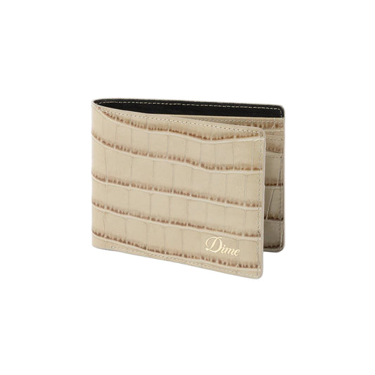 Croc Bifold Wallet (Tan)
