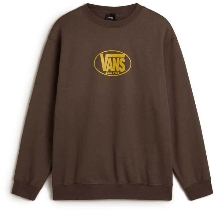 Classic Oval Crew (Coal Brown)
