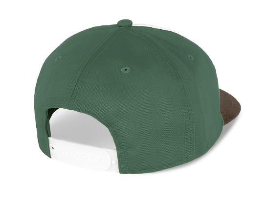 Jake Dreams Snapback Hat (Jade Green/Brown)