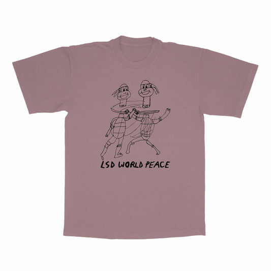 T.I.M.E. - LSD World Peace Tee (Mauve)