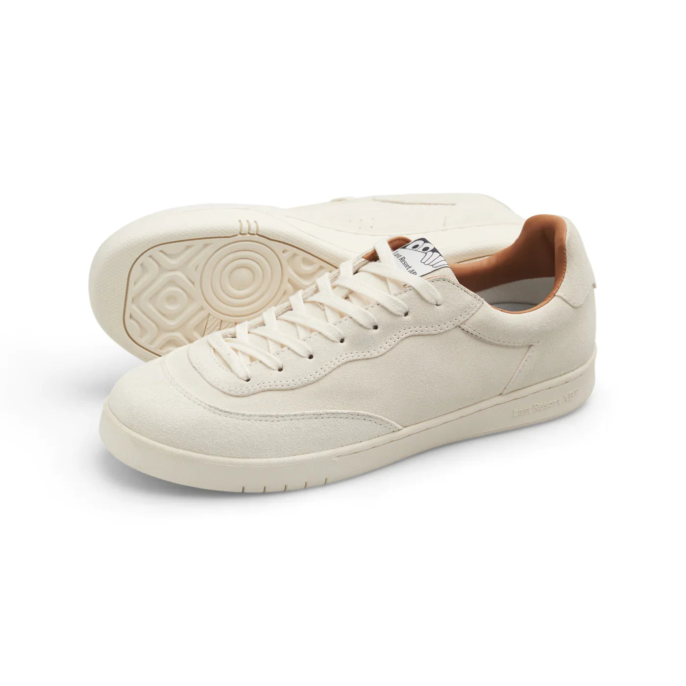 Last Resort AB CM001 Suede White/White pair view