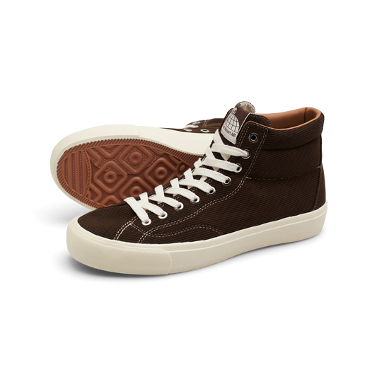 VM003 HI Cord (Brun foncé/Blanc)