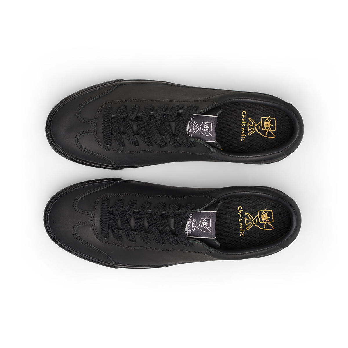 VM004 Milic Leather (Waxed Worn Black/Black)