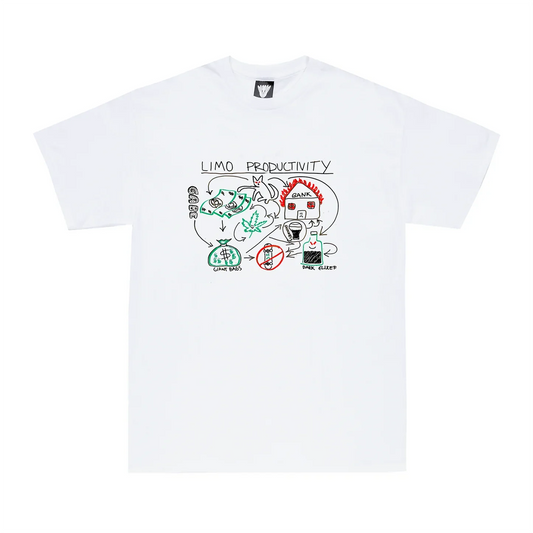 Limosine T-Shirt Productivity White front view