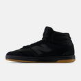 Load image into Gallery viewer, New Balance Numeric 440 V2 High Black/Gum in step view
