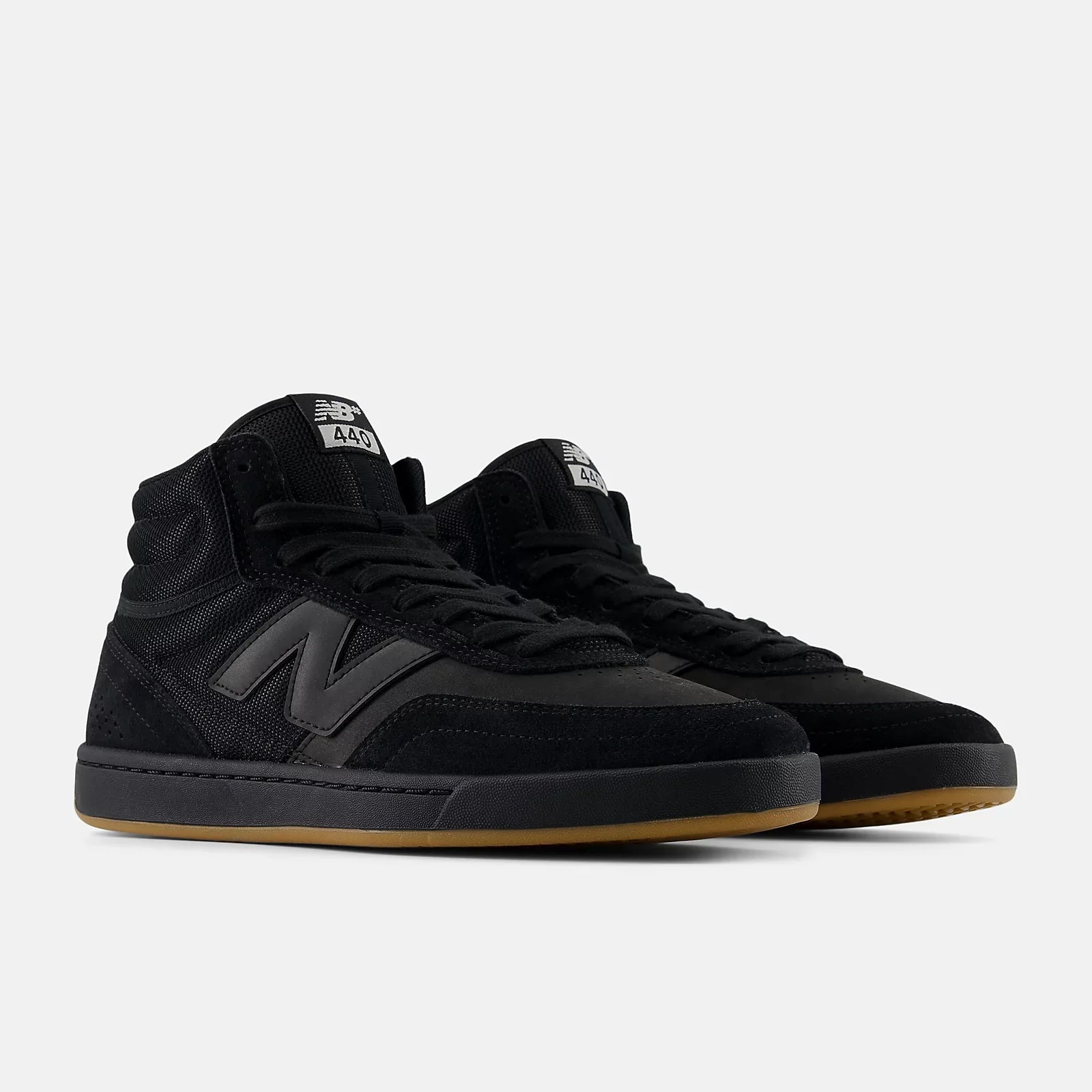 New Balance Numeric 440 V2 High Black/Gum pair view