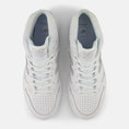 Load image into Gallery viewer, New Balance Numeric 480 High White/Grey top down view
