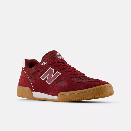 New Balance Numeric Tom Knox 600 Red/White angled view