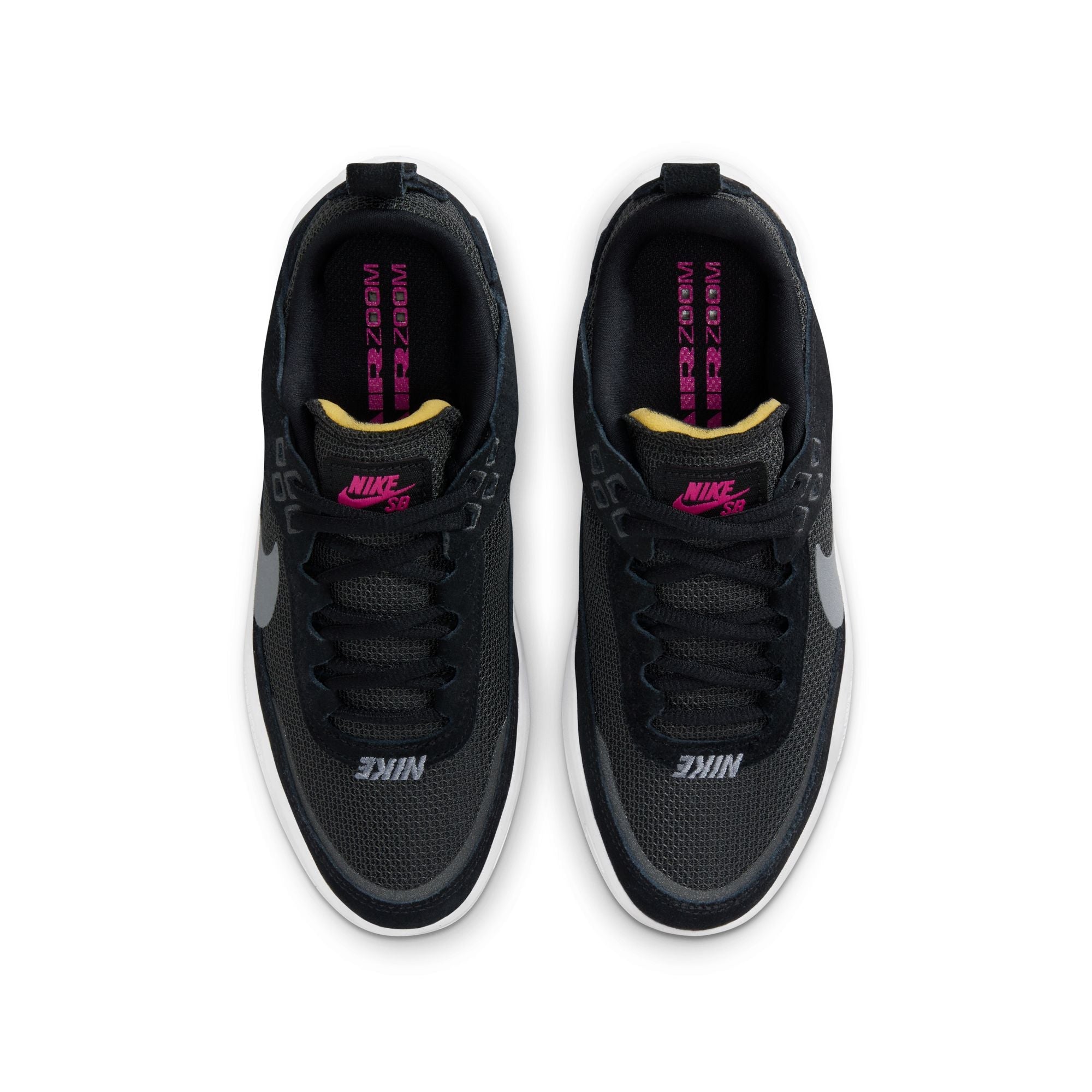 Nike SB Burnside Black/Cool Grey-Anthracite-Alchemy Pink top down view