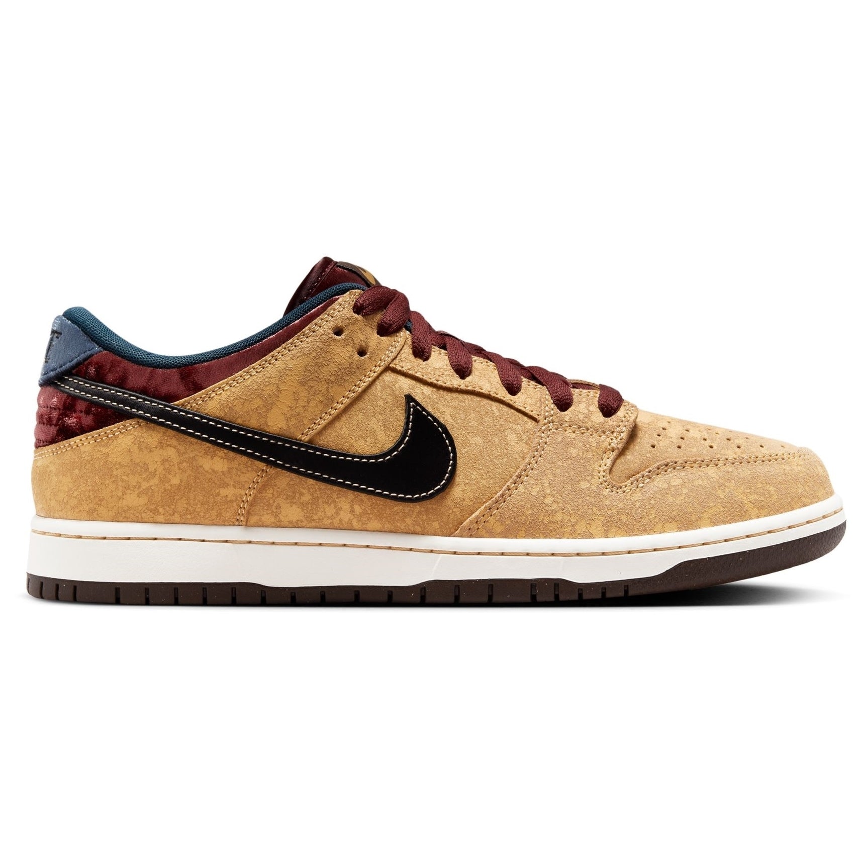 Nike SB Dunk Low Pro "City of Cinema" Celestial Gold/Dark Team Red