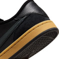 Charger l'image dans la visionneuse de la galerie, Nike SB FC Classic Black/Anthracite-Black-Vivid Orange heel close up
