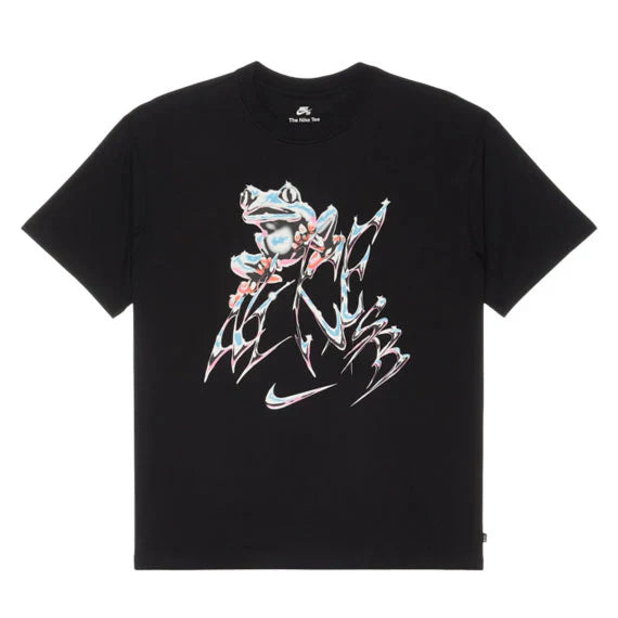 Nike SB T-Shirt Lazy Gawd Black front view