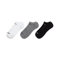 Load image into Gallery viewer, Nike SB Socks 3 Pack Everyday Plus Cushioned No Show Multi Lrg off foot
