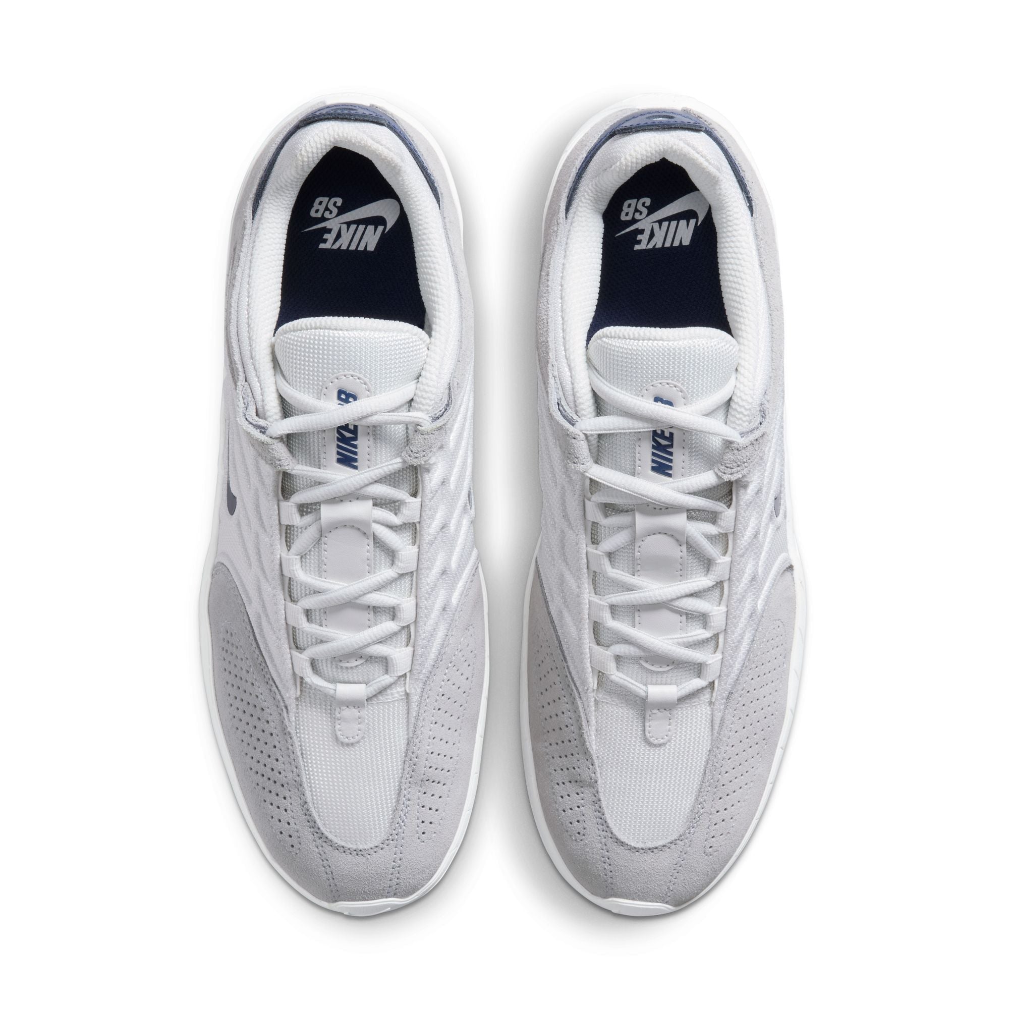 Nike SB Vertebrae Platinum Tint/Midnight Navy-Wolf Grey top down view