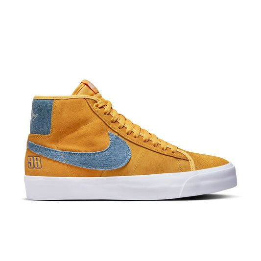 Nike SB Zoom Blazer Mid Pro GT University Gold/Game Royal side view