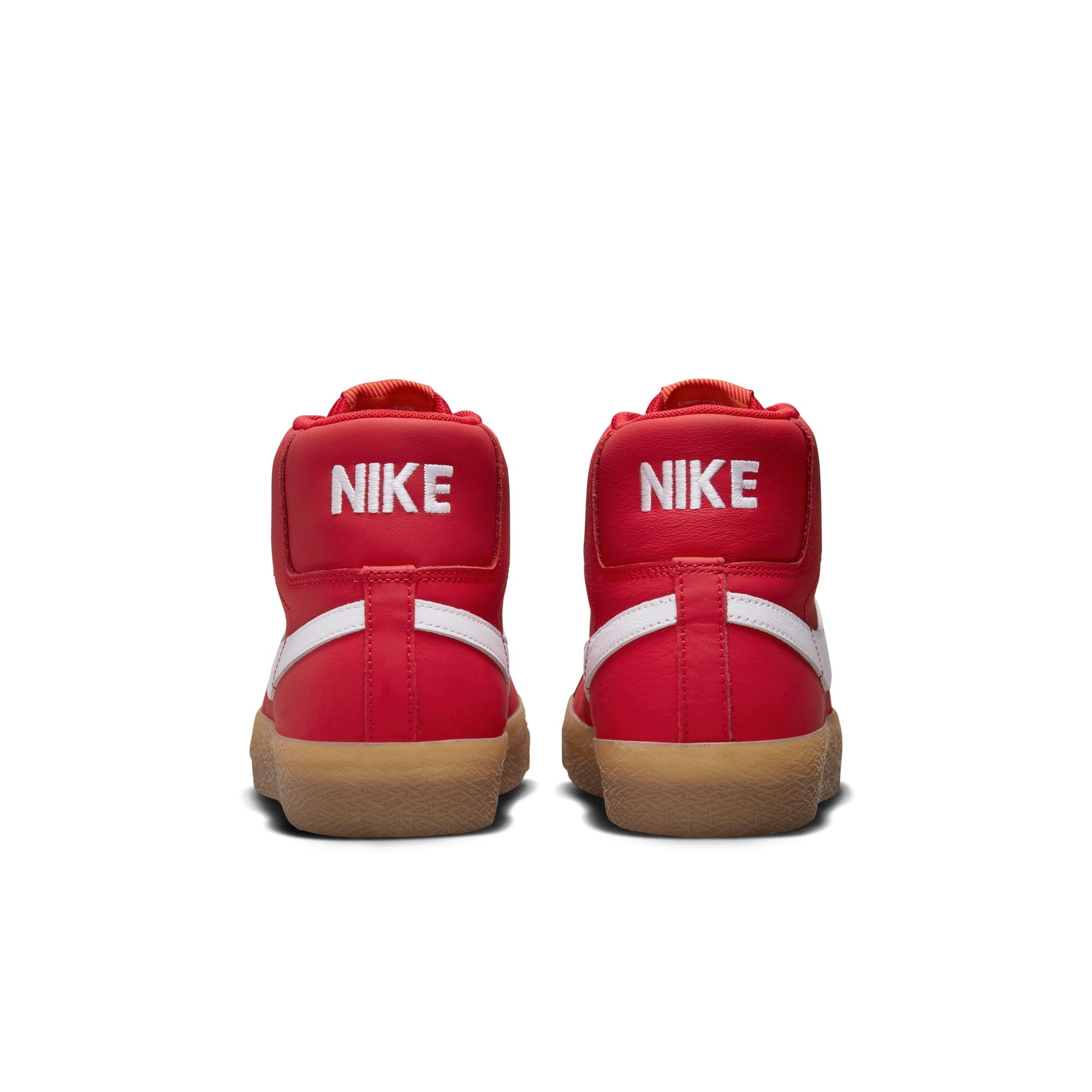 Nike SB Zoom Blazer Mid University Red/White-White back of pair view