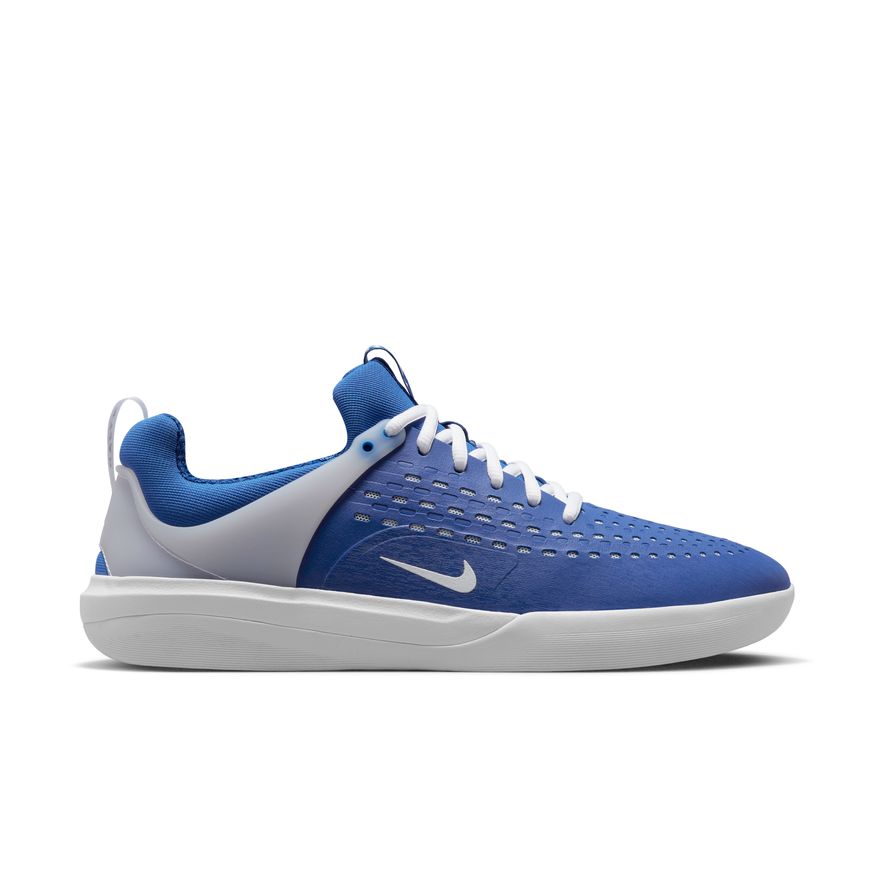 Nike SB Zoom Nyjah 3 Game Royal/White side view