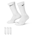 Charger l'image dans la visionneuse de la galerie, Nike SB Socks Everyday Plus Cushioned Crew 3 Pack White Lrg
