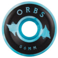 Load image into Gallery viewer, Orbs Wheels Specters Swirls Blue/White 56mm side view
